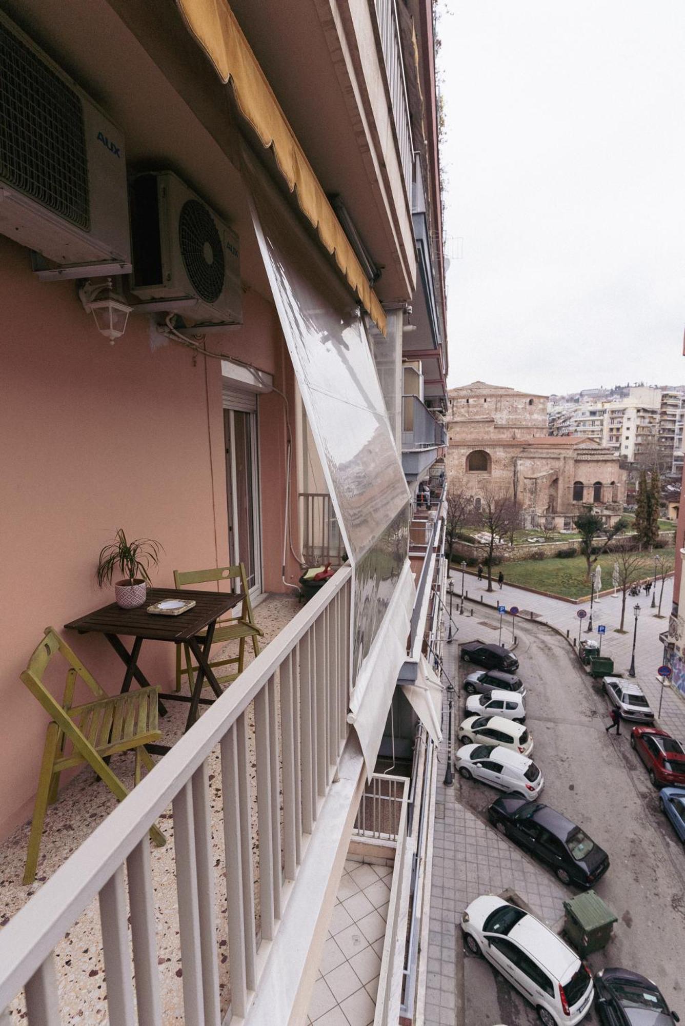 Charming 85Sqm Apartment With Panoramic City-Views Saloniki Zewnętrze zdjęcie